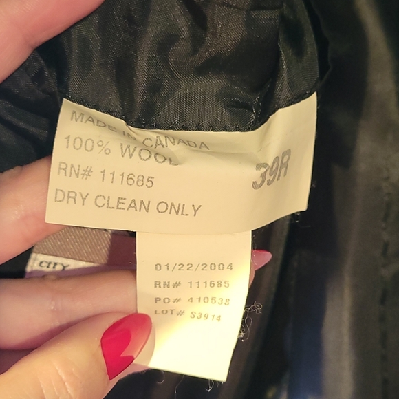 Black tonal stripe formal jacket - Picture 5 of 5